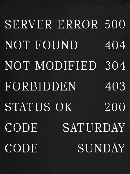 IT weekdays codes