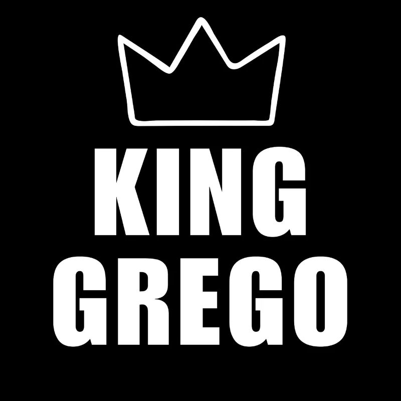 Grego Name with Letter G - King Crown Shirt