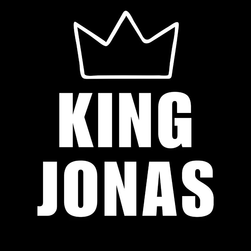 Jonas Name mit Buchstabe J - King Crown Hemd