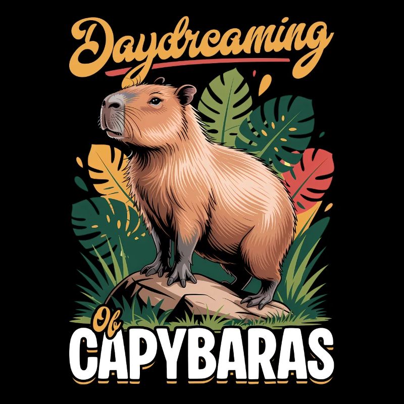 Funny aesthetic Kawaii Capybara