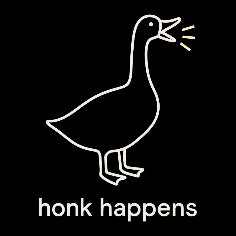 Drôle d’oies Meme Chaos Honk Certifié Silly
