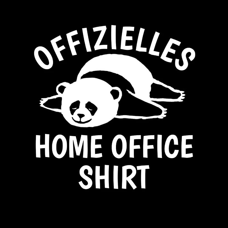 Panda - Home office shirt - Gift