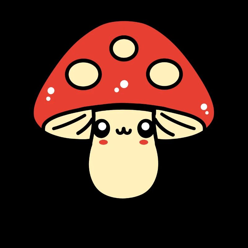 Champignon Rouge Coquin Mignon