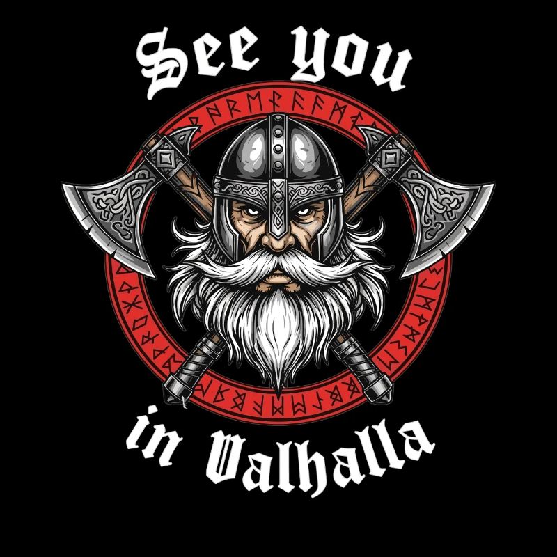 Valhalla Viking Axes Logo