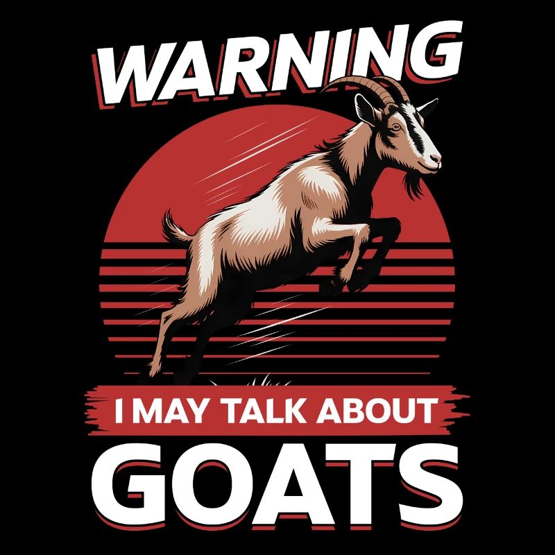 Drôle d’animal de la ferme chèvre