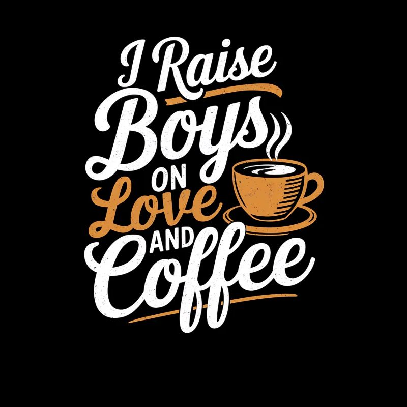 J’élève les garçons avec de l’amour et du café
