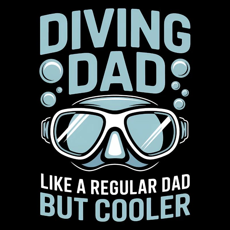 Diving Saying Dad Funny Diving Gift