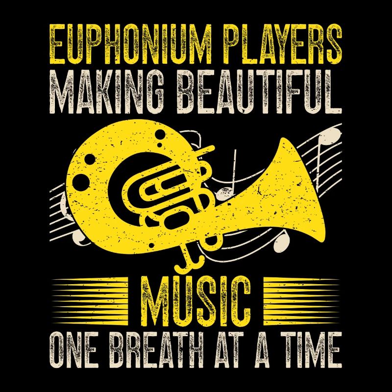 Euphonium Making Beautiful Music Baritone Marching