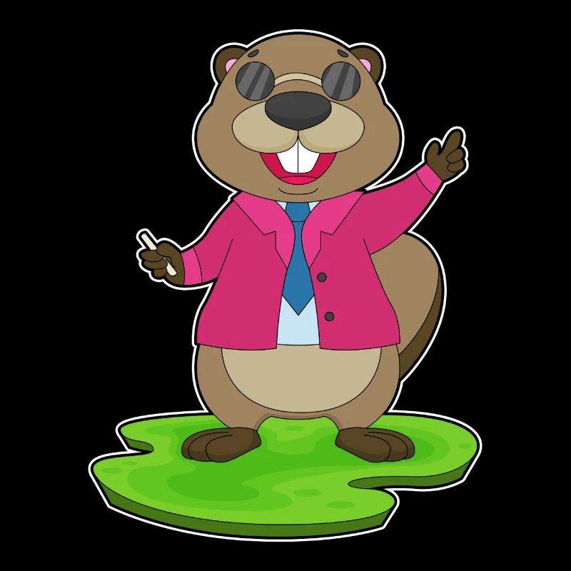 Biber Lehrer Kreide Schule