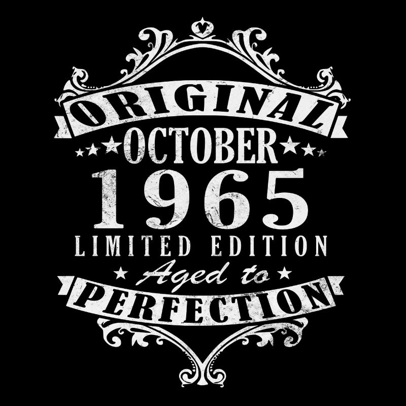 Octobre 1965 Cadeau 1965 Anniversaire Octobre 1965