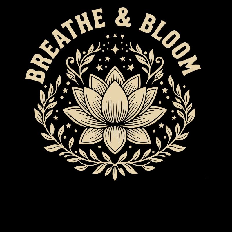 Floraison et croissance de la fleur de lotus conception botanique