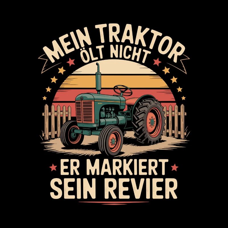 My tractor doesn't oil, it marks its territory