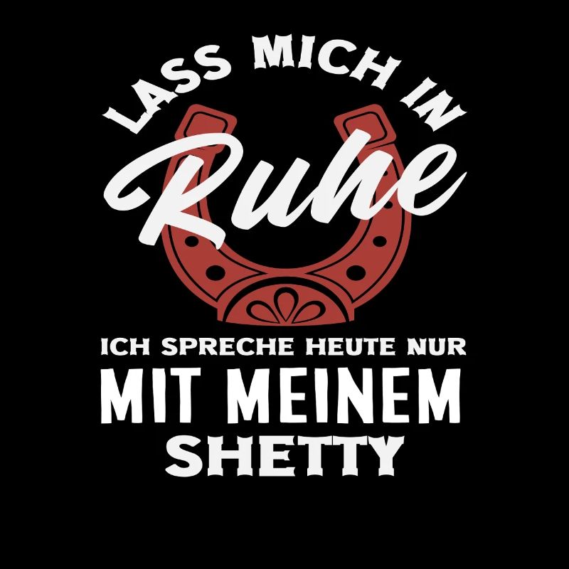 Shetty Lass In Ruhe Pferdemädchen Reiten Ponyfans