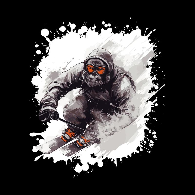 Gorilla Ski Skifahren