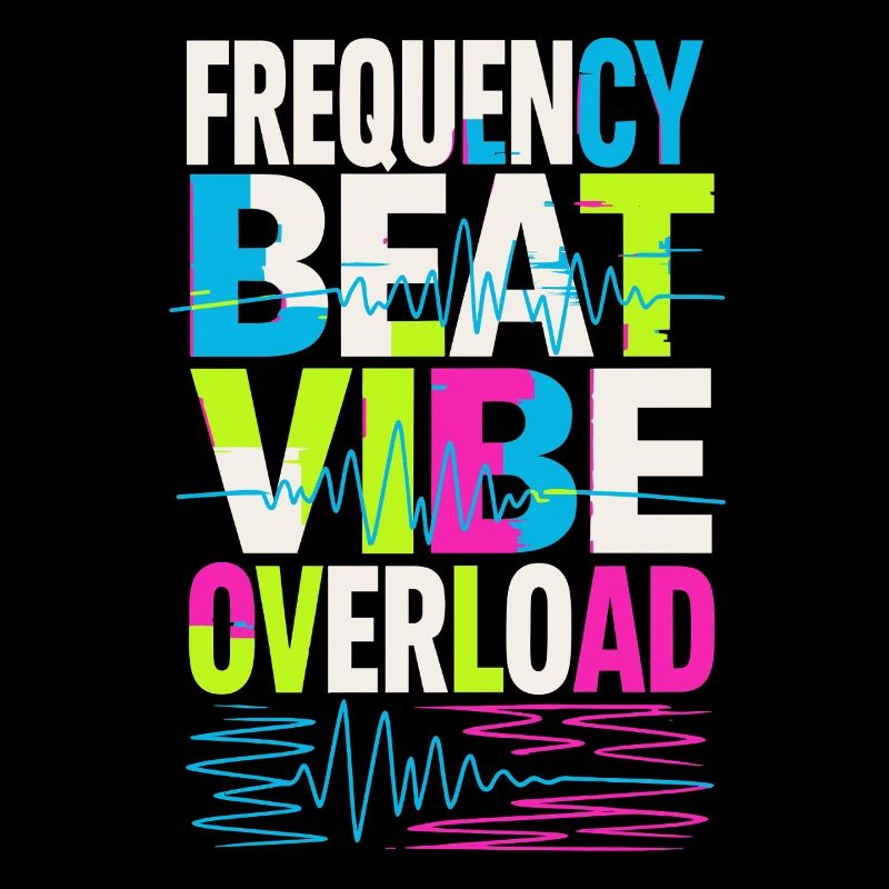 Frequency Beat Vibe Overload Design