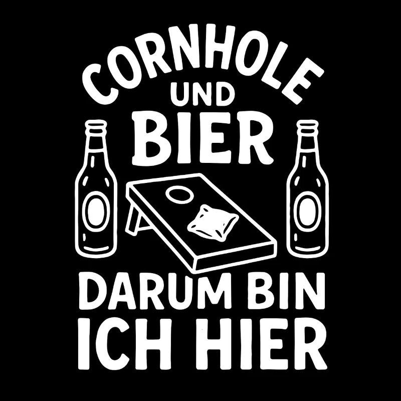 Cornhole und Bier - Darum bin ich hier