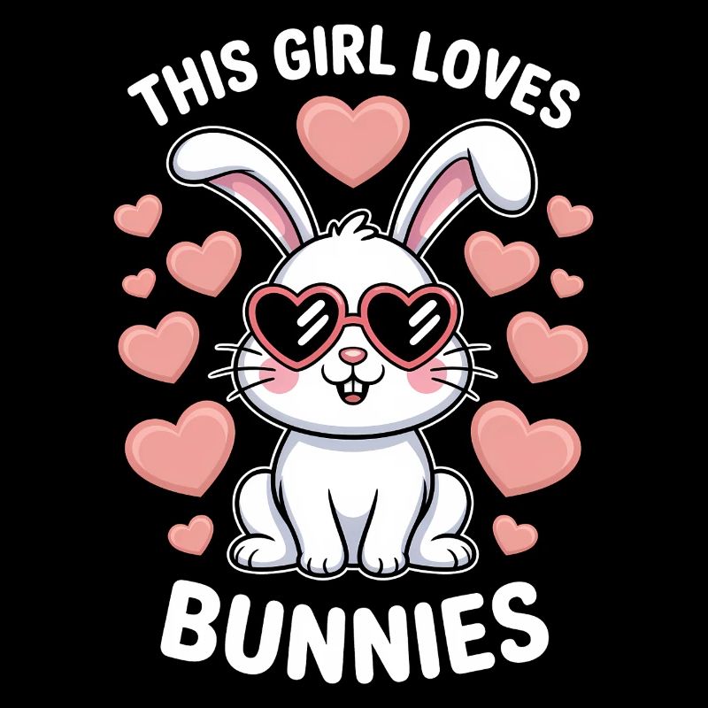 Hasen Spruch Mädchen Kaninchen Fun Hasen Geschenk