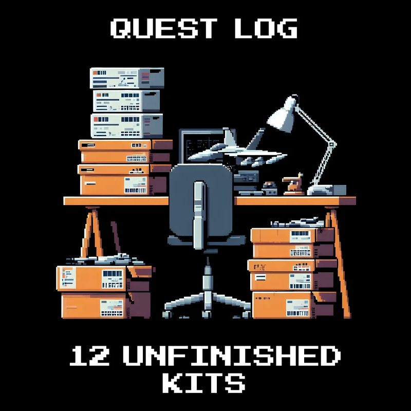 Questlog: 12 unfertige Kits | Modellbau