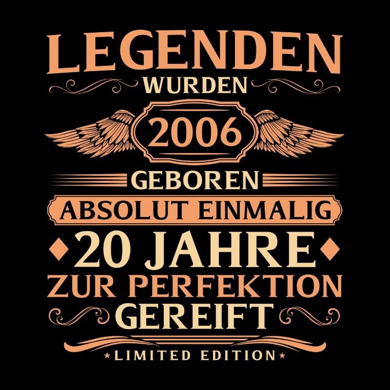 20th birthday absolutely unique - vintage 2006
