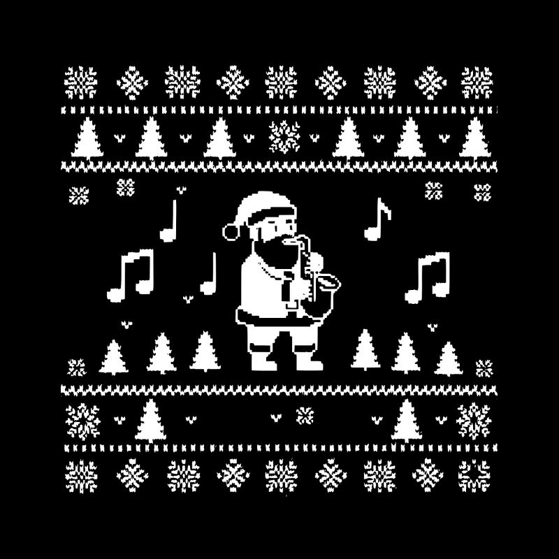 Christmas Man Saxophon Spaß