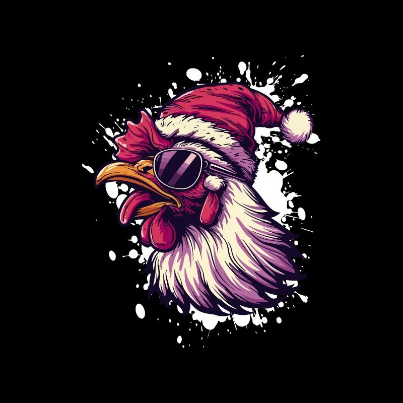 Rooster Christmas Funny