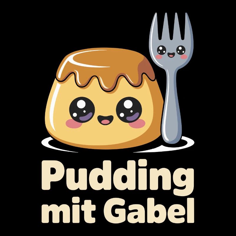 Pudding Mit Gabel