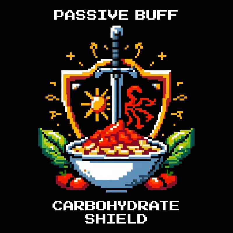 Carbohydrate Shield | Gamer Humor
