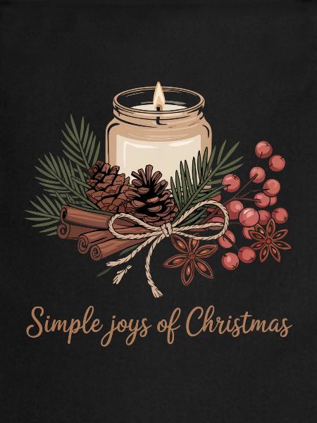 Rustic Christmas motif