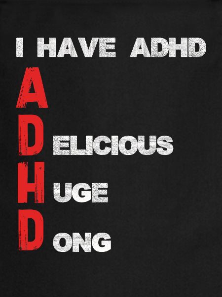 ADHD Lettering Vertical Accents
