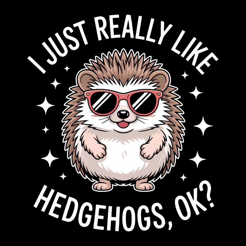 hérisson disant drôle de cadeau de hérisson