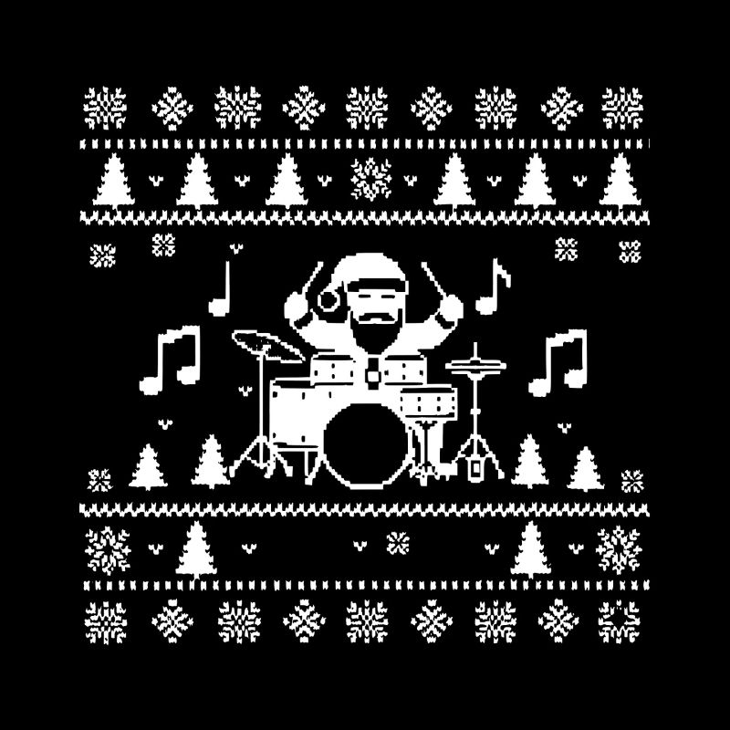 Ugly Christmas Drummer Design