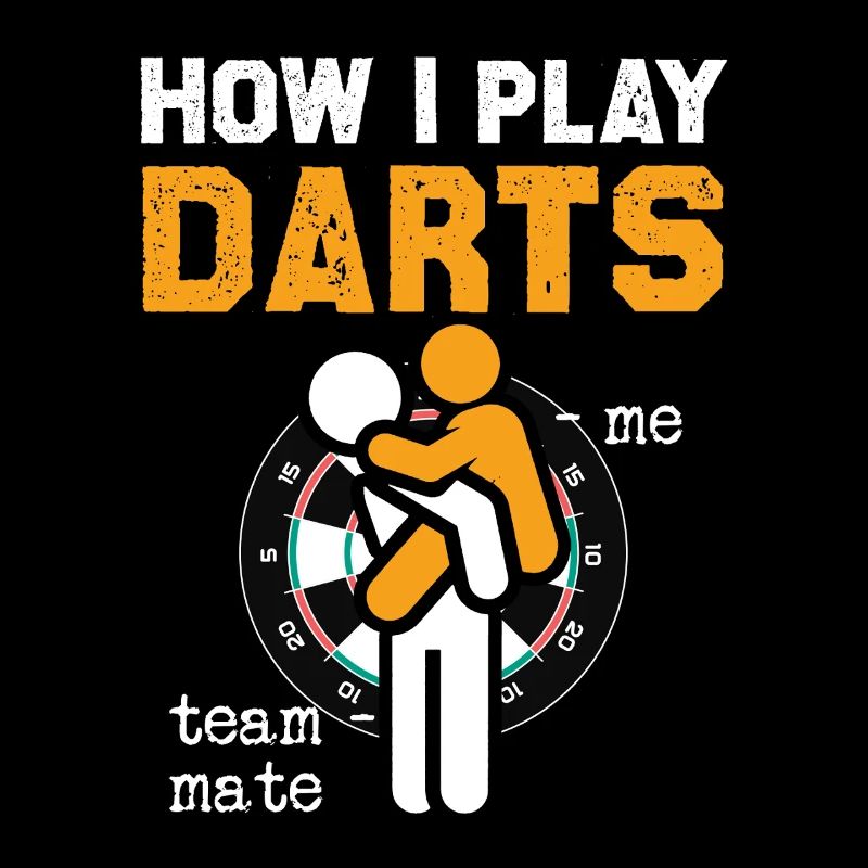 Darts Umarmung Teamgeist