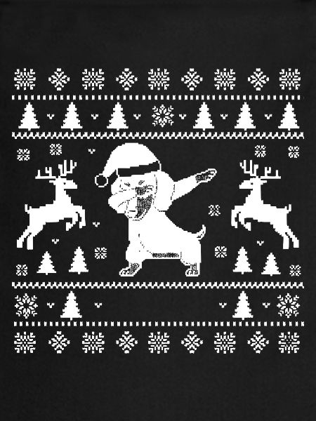 Teckel de Noël laid