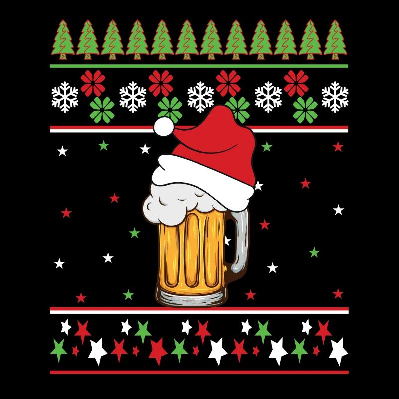 Weihnachten Bier Pullover Hässlich Geschenkidee Lustiger Humor