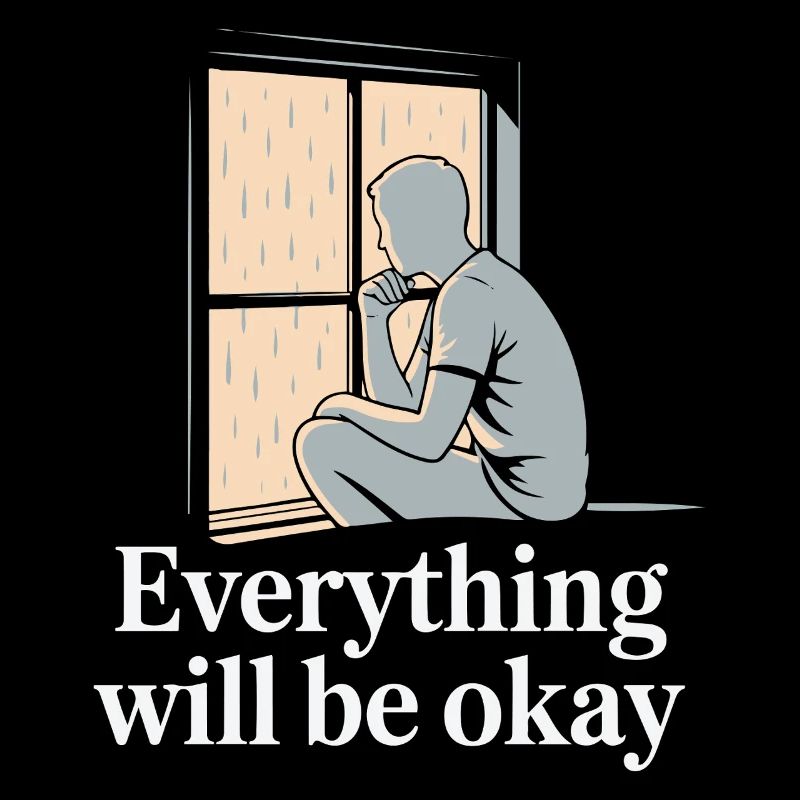 Rainy Window Hope Silhouette