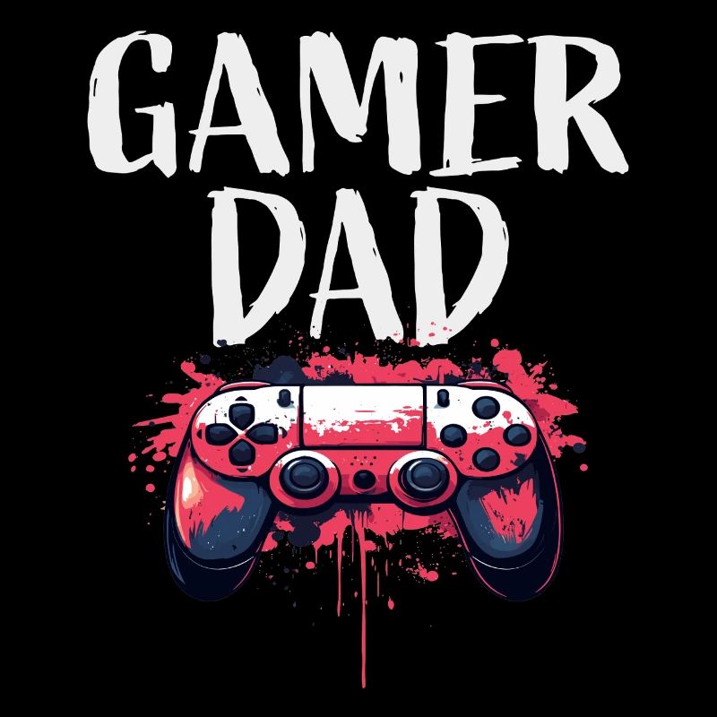 Gamer Dad Controller Art