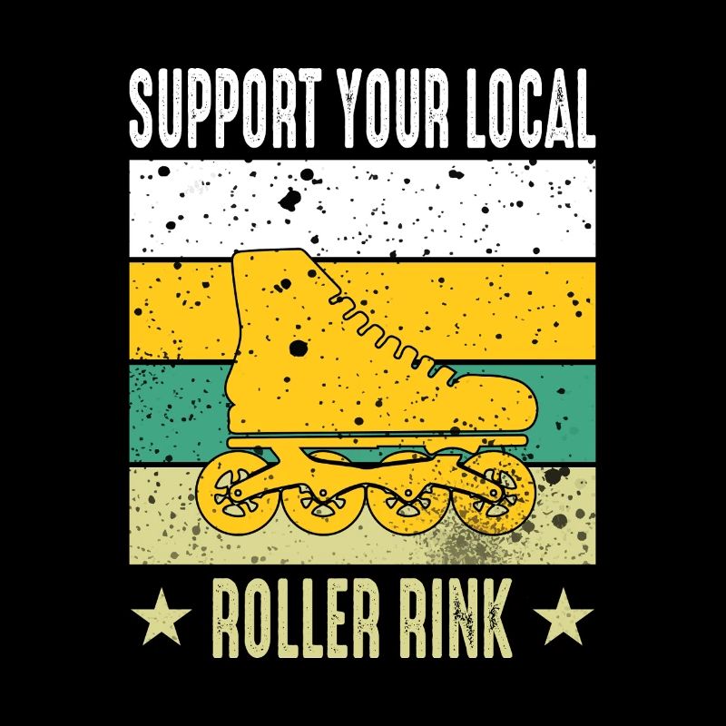 Rollschuhe Roller Skates Symbole Mädchen Rollschuh