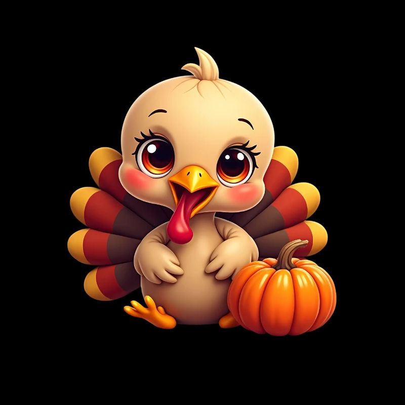 Bébé dinde de Thanksgiving