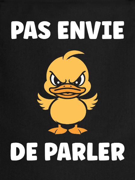 Pas envie de parler Canard