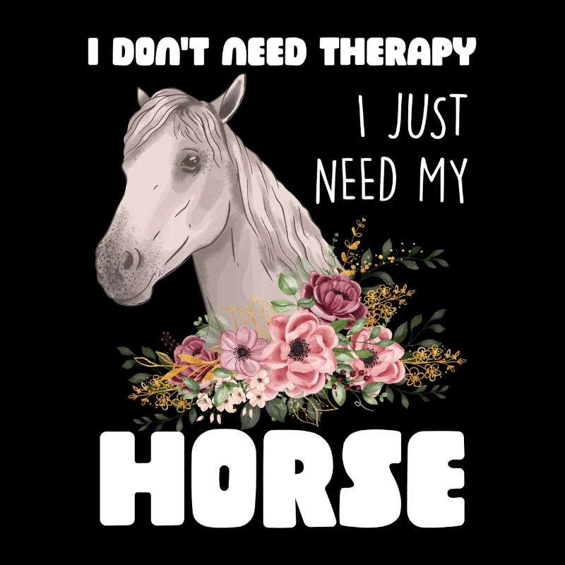 Cheval avec une couronne de fleurs