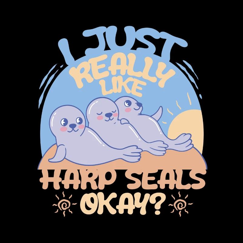 Sattelrobbe Robben Really Like Harp Seals