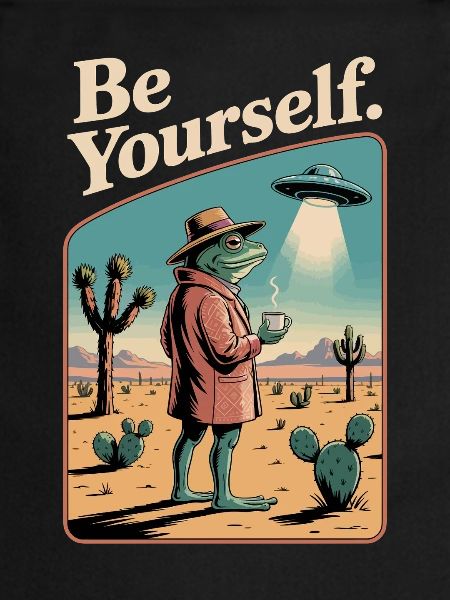 Be Yourself Cool Toad 