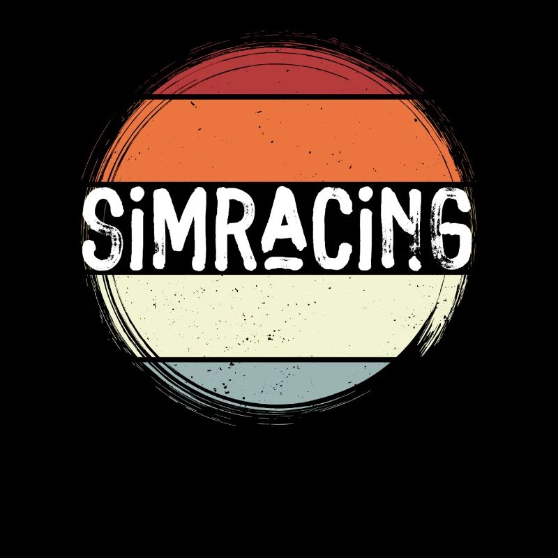 SimRacing Retro Circle Emblem