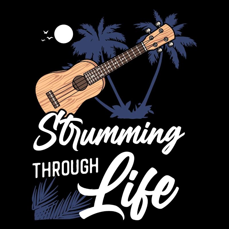 Hawaiian Ukulele Uke Strumming