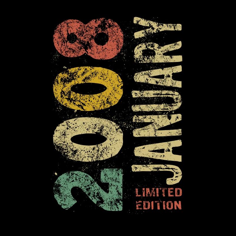 Édition limitée cadeau d’anniversaire de janvier 2008