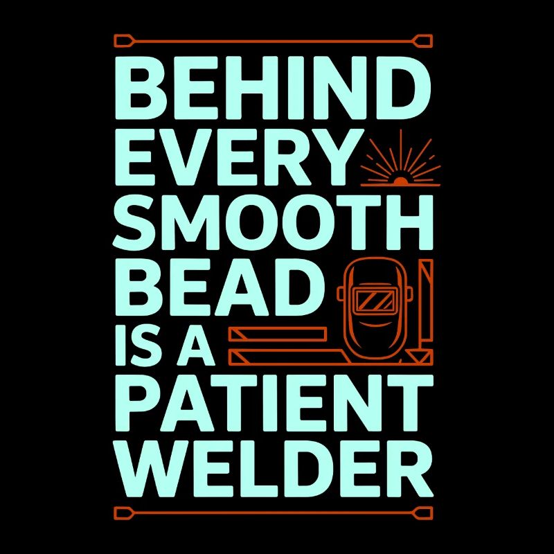 Welder Behind Every Smooth Bead Steel Welding