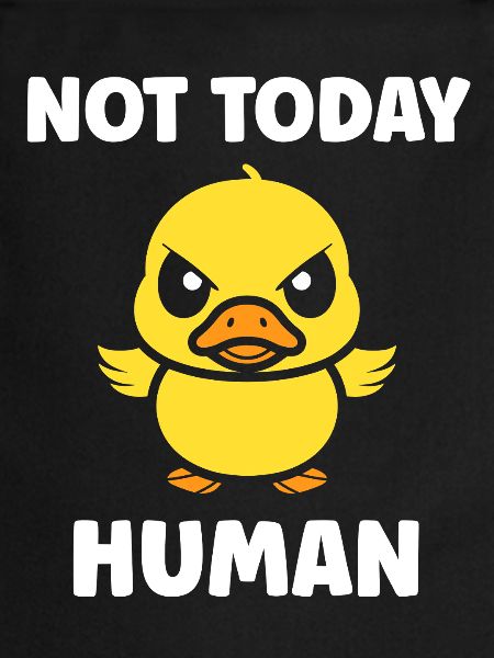Rebellious duckling not today