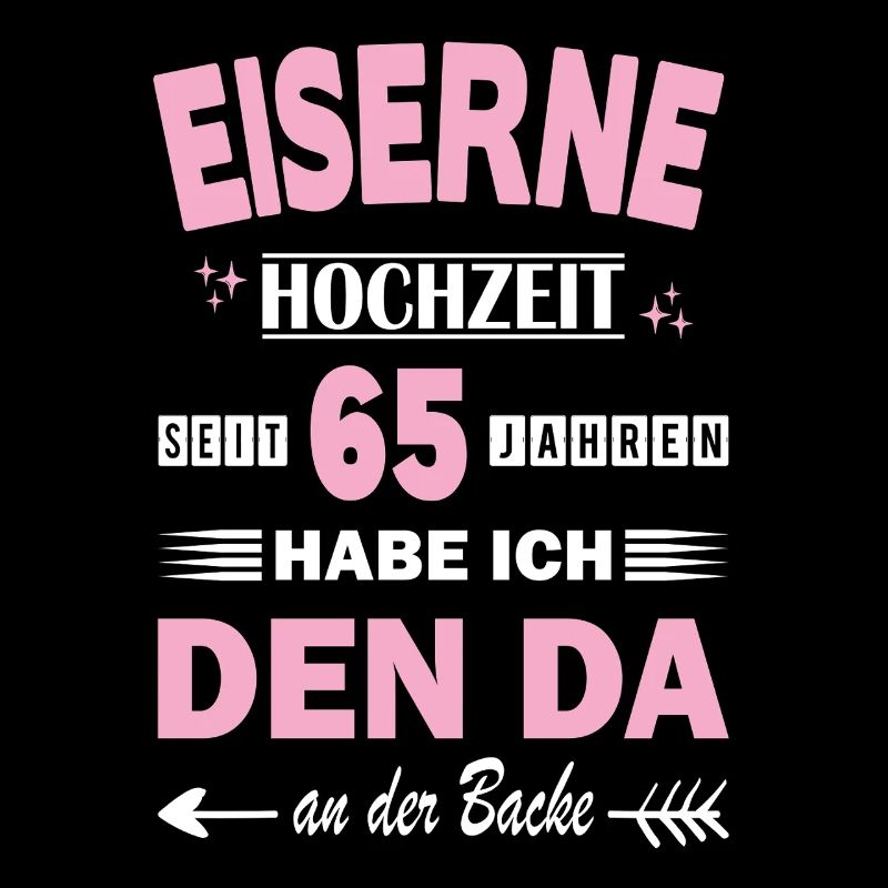 65 Jahre Beziehung Jahrestag Hochzeitstag Eiserne