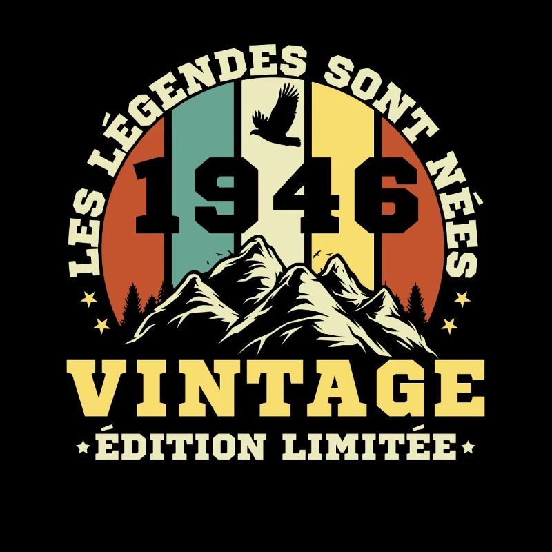 1946 Vintage Rétro Cadeau D'anniversaire