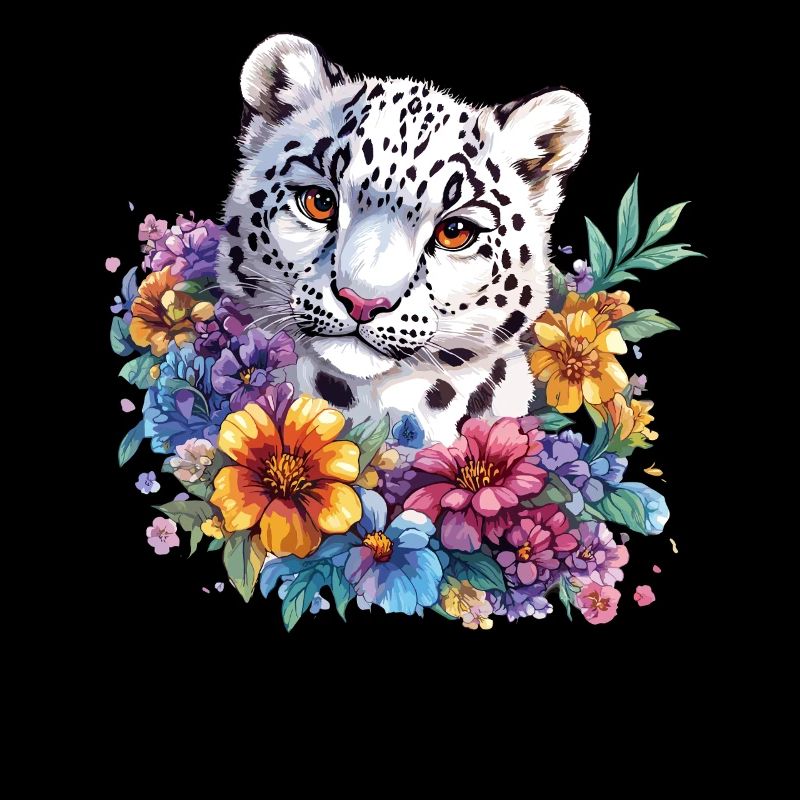 Leopard Blumenzauber